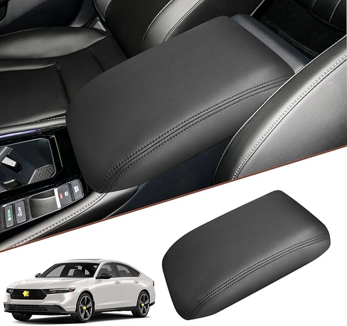 SKTU Upgrade 2024 2025 2026 Accord Armrest Cover for 2023-2026 Honda Accord LX/EX/Hybrid Sport/Hybrid EX-L/Hybrid Sport-L/Hybrid Touring Center Console Cover Honda Accord 2024 2025 2026 Accessories