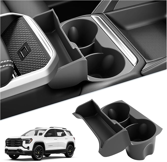 SKTU for 2025 2026 GMC Terrain Center Console Organizer for 2025 2026 GMC Terrain (Elevation/AT4/Denali) Cup Holder & Console Organizer GMC Terrain 2025 2026 Accessories Durable Cup Holder Organizer