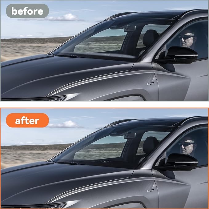 Dash Mat Custom Fit 2025 2026 Hyundai Tucson (Not for HUD), Premium Carbon Fiber Non-Slip Dashboard Protector & Sunshield, UV-Blocking, Anti-Glare, Fade-Resistant (Black)