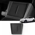 LUCKEASY for 2026 2025 Tesla Model Y Juniper New Center Console Wireless Charging Pad Non-Slip Silicone Mat Wireless Charger Mat for Model Y Accessories Black