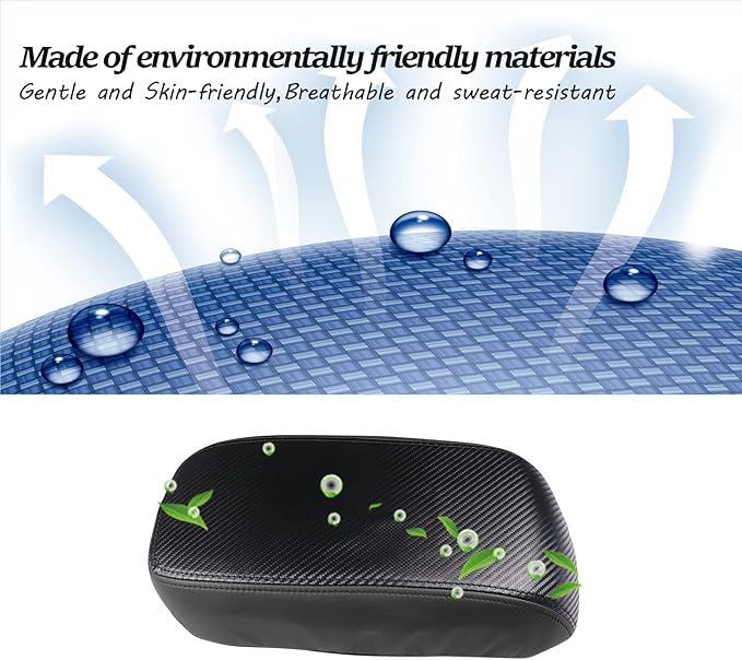 SKTU for 2022 2023 2024 2025 2026 Ford Maverick Center Console Cover 2024 2025 2026 Maverick Armrest Cover Seat Box Cover Maverick 2023 2024 2025 2026 Accessories Console Cover (Black)