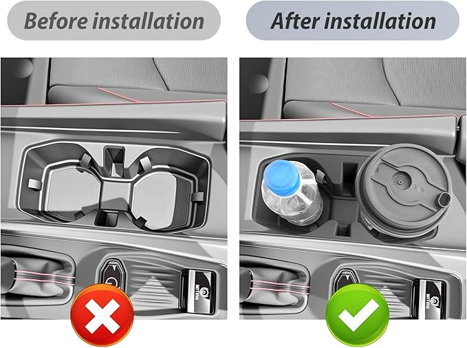 SKTU for 2024 2025 2026 Dodge Charger Cup Holder for 2024 2025 2026 Dodge Charger Daytona Central Control Cup Holder Dodge Charger 2024 2025 2026 Accessories Durable Rubber Cup Pad
