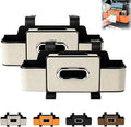 Car Organizers and Storage Box, Car Organizers and Storage Box Multifunctional with Tissue Holder, for Hold Phones, Snacks, Drinks, And Handbags