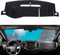 Dashboard Dash Mat Cover Leather Dashboard Pad Sun Protection Compatible for 07-14 Chevy Tahoe Suburban Denali Avalanche GMC Yukon/XL,07-13 Chevy Silverado GMC Sierra