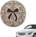 Camo Hunting Bow Steering Wheel Sun Shade Cover Foldable Steering Wheel Sunshade Washable Car Rudder Sunblock Cover 17 Inch Car Accessories Gift for Birthday