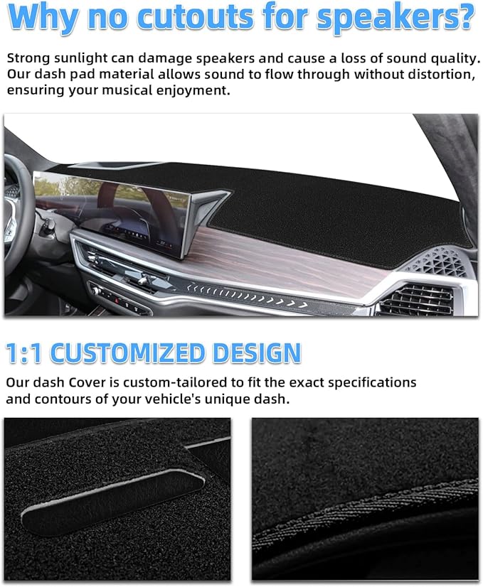 SKYLOTEC Dash Cover Mat Compatible with Honda Passport 2026 Nonslip Dashboard Cover Protective Pad
