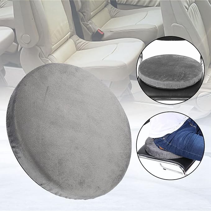 360 Rotating Seat Cushion, 2025 New Seat Cushion for Car Swivel Seat Cushion for Elderly, Portable Rotating Car Seat Pad, Pregnancy Rotating Car Seat Cushion for Office Car Home