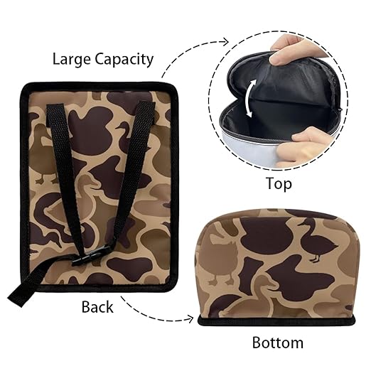 Duck Hunter Camo Car Garbage Can Organizers Storage Bag Bin Fit Most Vehicle Waste Basket Automobile Trash Bin Auto Accessories