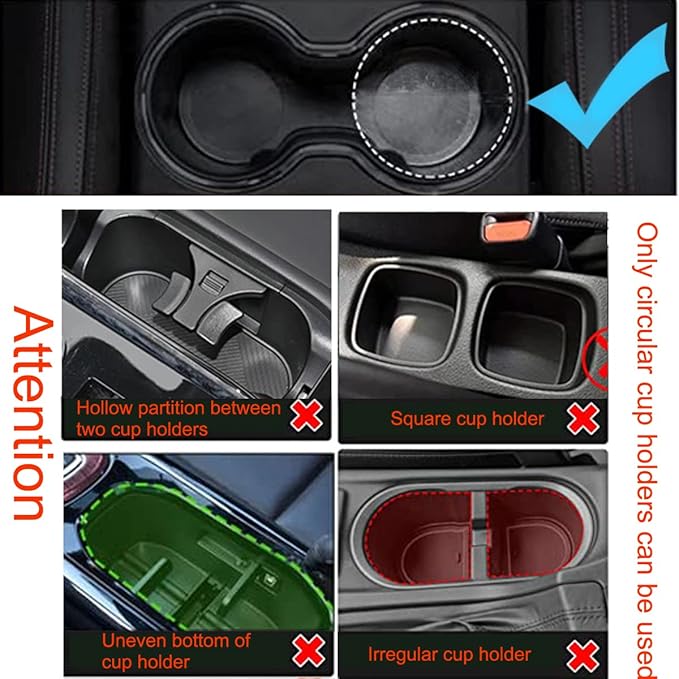 4-in-1 Car Expander with Dual Cup Holder, Phone Holder, 360 Adjustable Base, All Purpose Organizer for Snack Bottles, Drinks