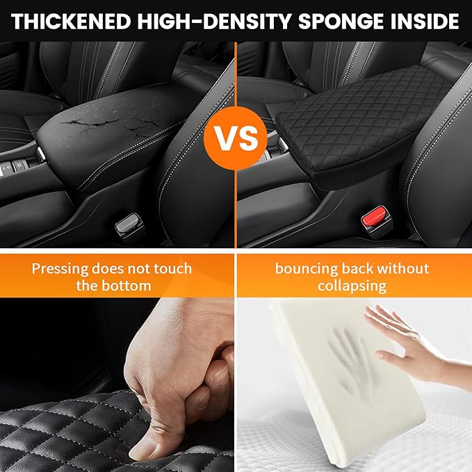 Custom Fit for Center Console Cover Honda HR-V 2023 2024 2025 2026 Armrest Cover Center Console Pad Interior Accessories Car Armrest Seat Box Cover Protector