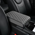 Automobile Armrest Covers for SsangYong Korando/Musso/Rexton/Torres/Actyon/Chairman, Center Console Armrest Box Booster Cushion, Auto Console Pad, Interior Accessories,D-Grey
