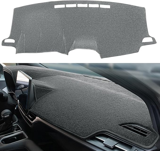 Dash Cover Mat Custom Fit for Toyota Sienna 2021-2025, Dashboard Cover Pad Carpet Protector (Darkgray) F152
