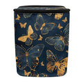 Gifts for New Drivers Golden Butterfly Art DecoTrash Bags for Cars, Hanging Zipper Design