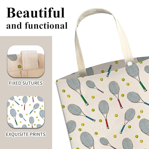 Car Trash Can, Cute Car Trash Bag, Hanging Car Organizer and Storage Bag, Trash Bin for Car Accessories, Vehicle, Travelling, Camping Cute Tennis Pattern
