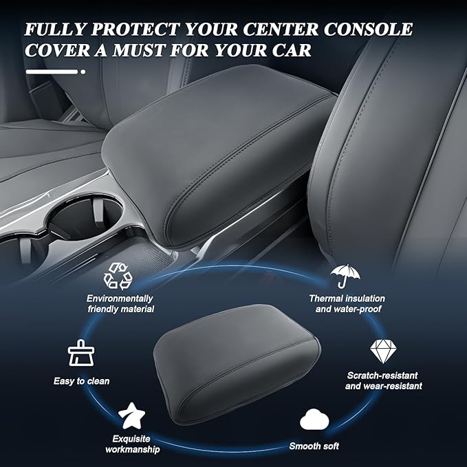 BIBIBO for 2025 2026 Acura RDX Center Console Armrest Cover 2025 2026 Acura RDX Arm Rest Cover 2025 2026 Acura RDX Accessories 2026 RDX Armrest