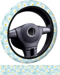 Car Steering Wheel Cover, Universal 15 Inch Neoprene Non-Slip Steering Wheel Covers, Funny Car Accessories for Women Men Fit Auto, Suvs, Truck Sweet Daisy Flowers