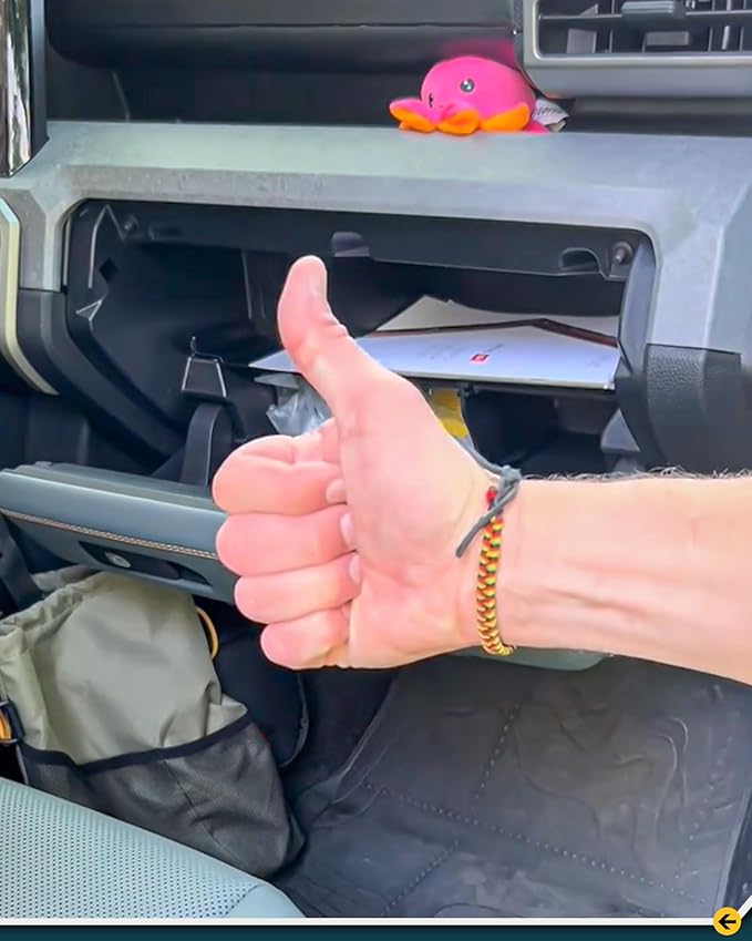 Trumgeta Glove Box Organizer Fit for 2024 2025 2026 Toyota Tacoma Glove Box Compartment Insert Storage Divider 4th Gen Tacoma Accessories