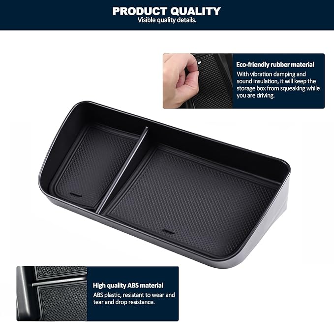 Nosxxus Center Console Dash Storage Tray Compatible with RAV4 2019-2022 2023 2024 Insert Storage Tray Secondary Interior Accessories-Not for New 10.5'' Multimedia Display