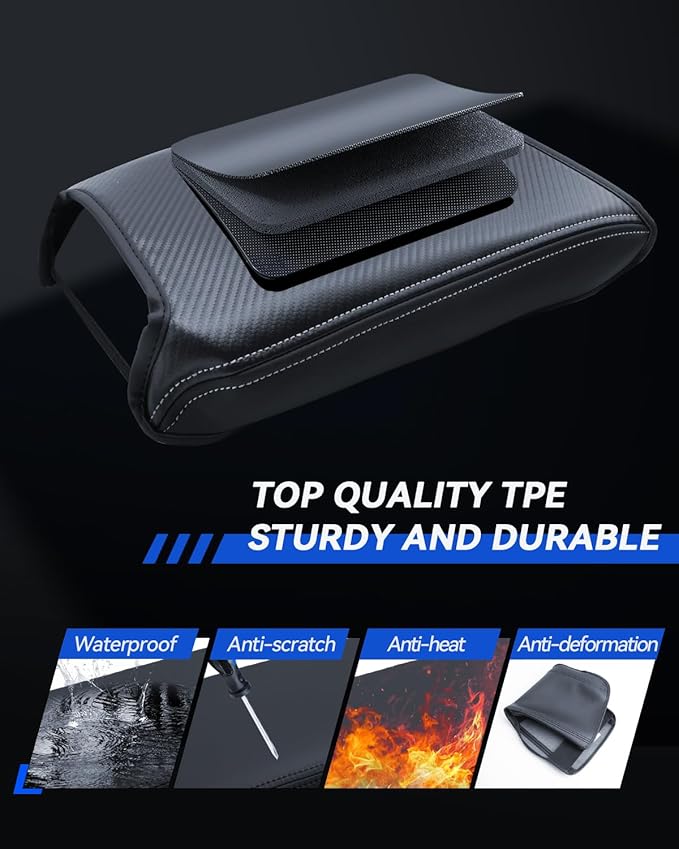 Armrest Cover for 2022 2023 2024 2025 Nissan Pathfinder(S/SV/SL/Rock Creek/Platinum) Accessories Center Console Middle Lid Pad Protector for Car Elbow Rest