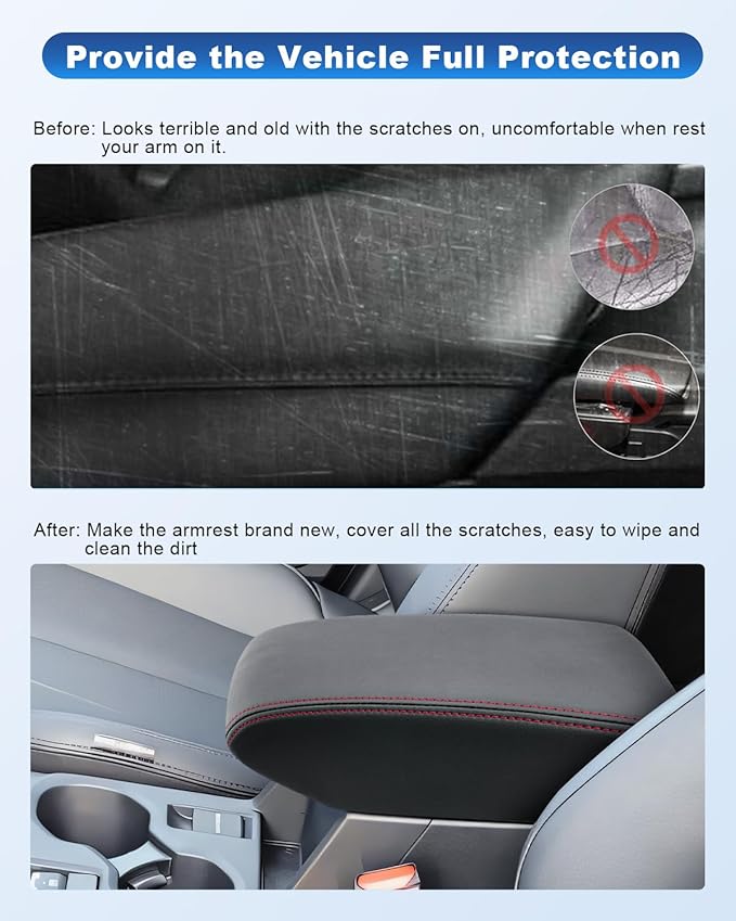 CDEFG for 2025 2026 Subaru Forester Center Console Cover, for 2025 2026 Subaru Forester Accessories Armrest Cover Middle Console Pad Arm Rest Cushion
