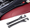 GAWOND 2Pcs Car Seat Gap Filler Organizer, Soft Foam Seat Side Gap Filler with Storage Avoids Things Falling, Universal Fit Car SUV Truck Fill The Gap Between Seat and Console