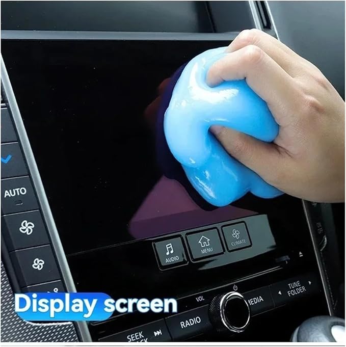Car Cleaning Gel - Reusable Remover for Interior, Air Vents, Keyboards & Notebooks - Magic Mud Detail Tool(CJN-2PCS)