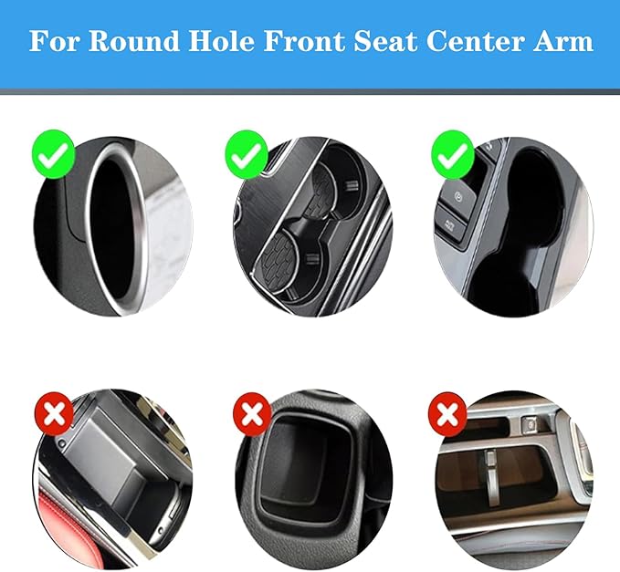 Car Cup Holder Expander Water Bottle Base fit Stanley fit owala for Yeti Rambler for Hydro Flasks 14/24/32/36/40oz -Adjustable Expandable Cup Holder Accessories for Most Cars Trucks. (BJ-2378)