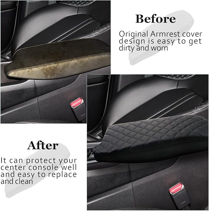 SKTU for 2020 2021 2022 2023 Hyundai Sonata Center Console Cover 2022 2023 Sonata Armrest Pad 2022 2023 Hyundai Sonata Automotive Center Console Soft Cushion