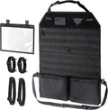 WYNEX Car Seat Organizer, Molle Backseat Cover Organizer Protector with Sling Rack, Visual Pocket and Patch, Universal Vehicle Fits for F150, Jeeps, Pickups & Trucks for Road Trips