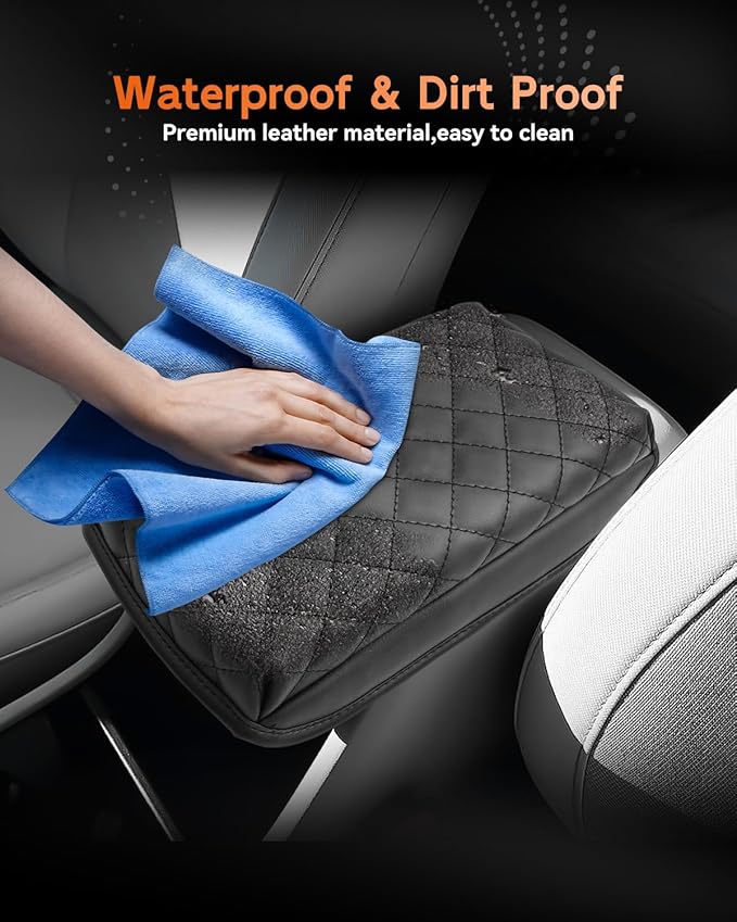 CDEFG for 2024-2025 2026 Hyundai Kona Center Console Cover Armrest Cover for Kona (SE, SEL, SEL Convenience, N Line S, N Line, Limited) Accessories Console Arm Rest Protector
