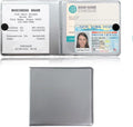 Kewucn 1 PC Car Registration Insurance Holder, Essential Auto Card Glove Box Organizer, Vehicle Interior Accessories Perfect for Most Car, Truck, SUV (10.55''×4.8'', Gray)