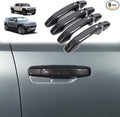 for Hummer EV Accessories Exterior Door Handle Covers Compatible with Hummer EV SUV Truck 2022-2024 2025 ABS Car Door Handle Protectors Cap,Front Rear Outer fror 4 Door,8PCS (Carbon Fiber Pattern)
