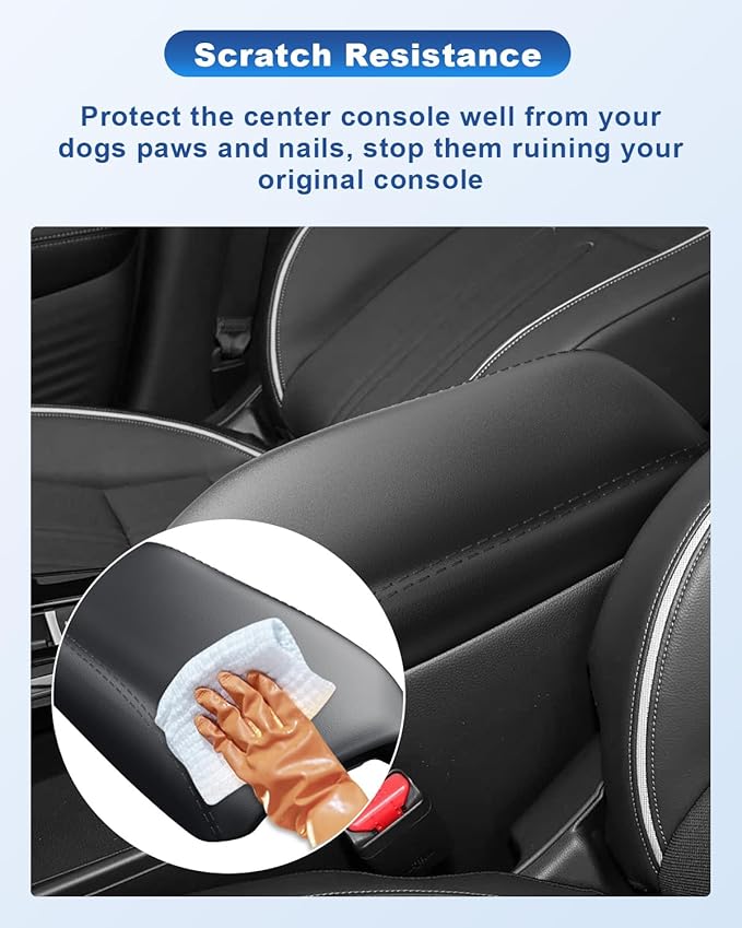 CDEFG for 2026 Honda HR-V Center Console Cover with Hidden Storage for 2023-2026 Honda HR-V Accessories Armrest Cover Middle Console Pad with Magnets Secret Box