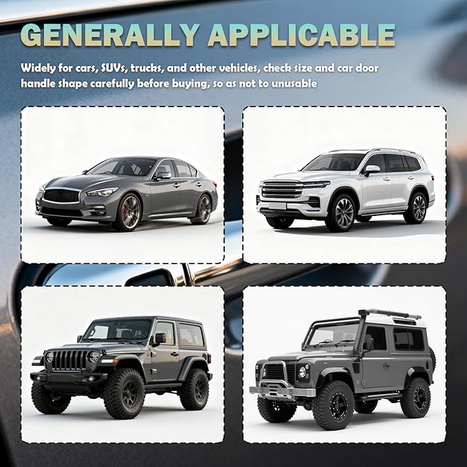 8PCS Car Door Handle Protector Anti-Scratch,Reflective Car Door Handle Scratch Protector with Honeycomb Design,Self-Adhesive Cars Handles Protectors Cars Accessories Exterior
