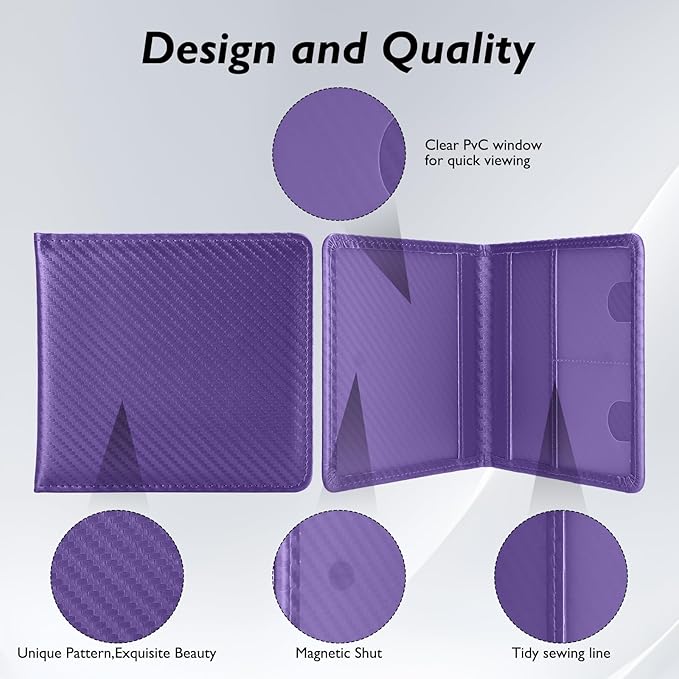 Tavonis Car Registration and Insurance Card Holder，Small Glove Box Organizer for Men and Women，Car and Truck Driver License, Documents, Card Storage Accessories，Purple