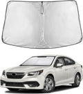 EcoNour Windshield Sun Shade Compatible for Subaru Legacy 2020-2025 Front Window Sunshade Foldable Sun Visor UV & Heat Blocking Protection