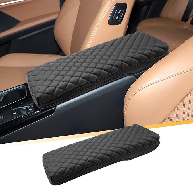 LFOTPP Armrest Cover for 2025-2026 Toyota Camry (LE/SE/XLE/XSE) Toyota Camry Accessories Center Console Cover Arm Rest Protector Middle Lid Pad Protector PU Leather, Anti-Scratch,Non-Slip