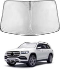 EcoNour Windshield Sunshade for Mercedes-Benz GLS 2020–2026 | Custom Fit Front Window Sun Shade | Blocks Harmful UV Rays & Reduces Heat | Foldable Sun Visor with Storage Pouch