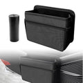 AMZAUTO Car Trash Can, Foldable Hanging Vehicle Garbage Organizer Holder, Waterproof Automotive Trash Bag Holder Dustbin Storage Container for Console Door Seat Back SUV (Black)