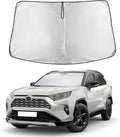 EcoNour Windshield Sun Shade Compatible for Toyota RAV4 2019–2026 | SUV Front Window Sunshade | Foldable 4-Layer Sun Visor Protector | UV & Heat Blocking | Keeps Your RAV4 Cool & Protected