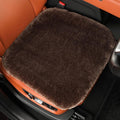 Fluffy Car Seat Cushion, Soft Comfort Faux Fur Seat Pad, Universal Driver Seat Cover, for Car Seats, Office Chairs, Home (1Pieces, Camel)