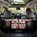 Car Trunk Organizer, Vintage Flower Car Organizers and Storage Backseat Car Organizer for SUV/Truck/MPV, Hanging Car Organization with 4 Pocekts, Frees Trunk Floor, Sturdy Space Saving Expert