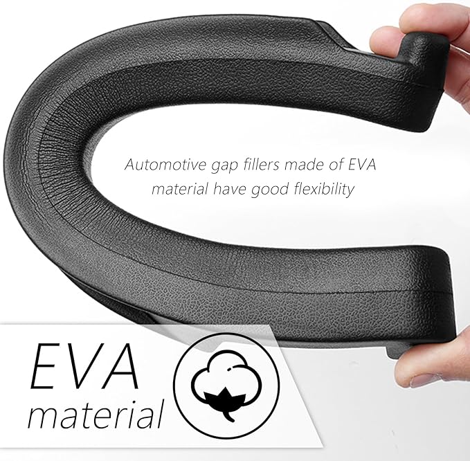 2PCS Car Seat Gap Filler Organizer with Side Hooks + Grooves,3 in 1 Car Seat Side Gap Filler for Filling Crevices and Storing Items,Updated No Drop Seat Guard Vehicle Accessories (Black)