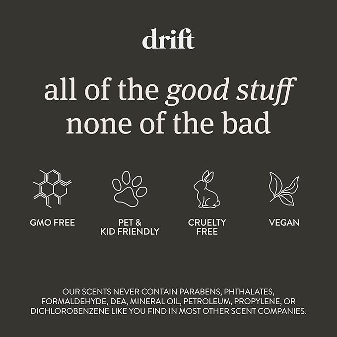 Drift Car Air Freshener - Stone Air Freshener - Car Odor Eliminator - Amber 3 Pack Starter Kit - CLIP INCLUDED - Amber 3 Pack