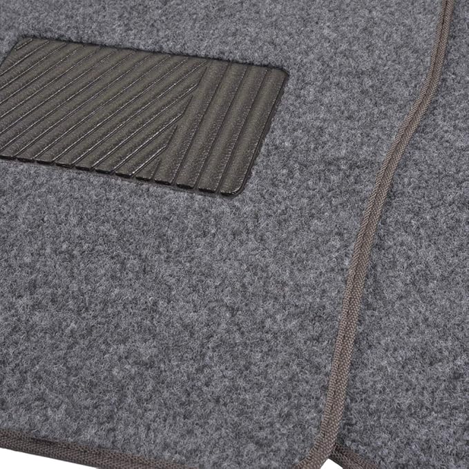 Motor Trend Premium Inter-Lock Backing Carpet Car Floor Mats - Front & Rear, Thick & Durable Auto Protection, Fits Most Cars Truck SUV Coupe Sedan