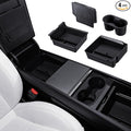Motrobe 4PCS 2026 Center Console Organizer Tray for Tesla Model Y Juniper (Only Premium & Performance 2025/2026) Model 3 Highland (Standard, Premium & Performance 2024/25/26) Accessories