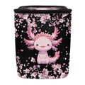 BIGCARJOB Axolotl Flower Car Trash Can Bin for Back Seat, Leak Proof, Vehicle Trash Can for SUV Truck Van, Automotive Garbage Can for Front Seat
