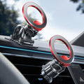 LISEN [Pro-Red Magnetic Car Phone Holder [Upgrade 3M ] Car Magnet Phone Mount [ Ultra Strong Magnets] for Mag Safe Car Mount [Vent&Dash] Car Accessories for Men Women fit iPhone 17-12 Kits