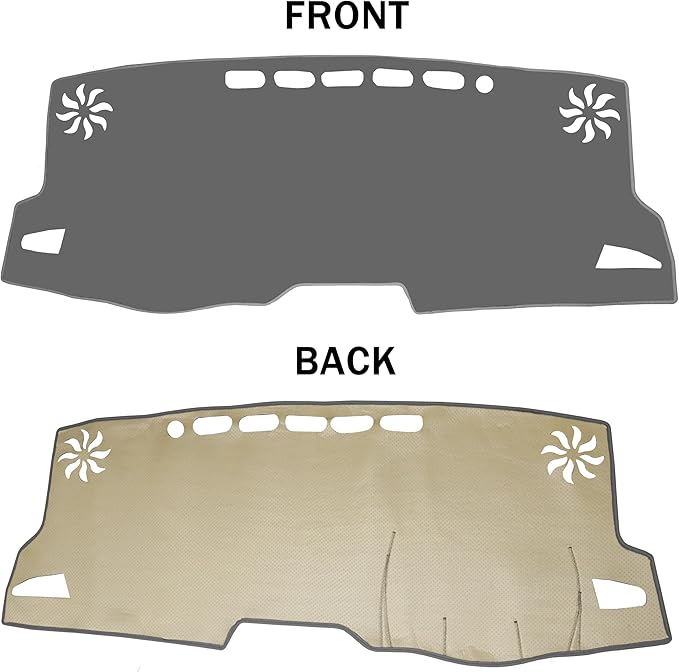 for Toyota Corolla Accessories 2019-2022 2023 2024 2025 2026 Dash Cover Dashboard Cover Mat Center Console Carpet Non-Slip Protector Sunshield Pad Custom Fit for Corolla 2020 2021, All Gray