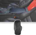 Center Console Armrest Cover for Chevy Corvette C6 2005-2013, Centre Armrest Seat Box Cover, Armrest Arm Rest Pad, Middle Consoles Cushion Protector Mat, Leather (Carbon Fiber)